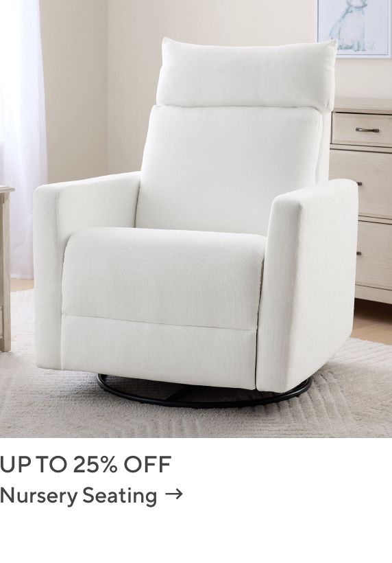 Up to 25% Off Nursery Seating