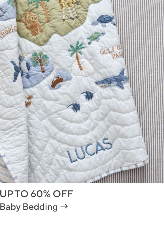 Up to 60% Off Baby Bedding