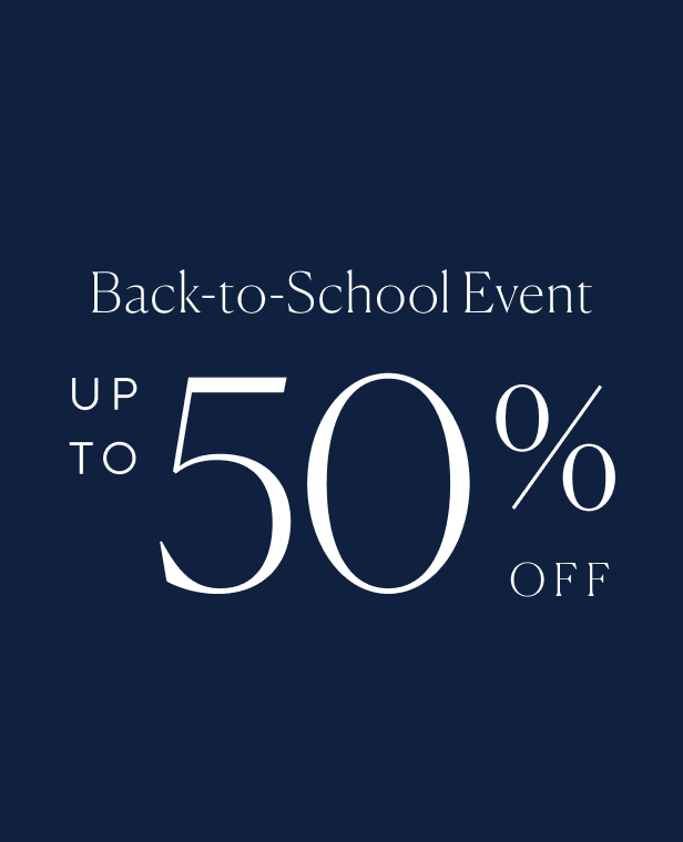Back to School Event: Up to 50% off
