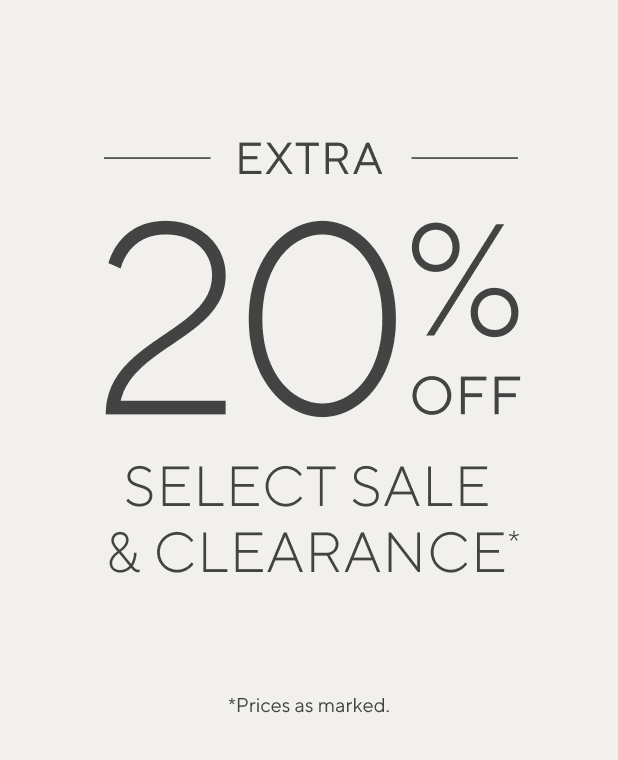 Extra 20% Off Select Sale & Clearance