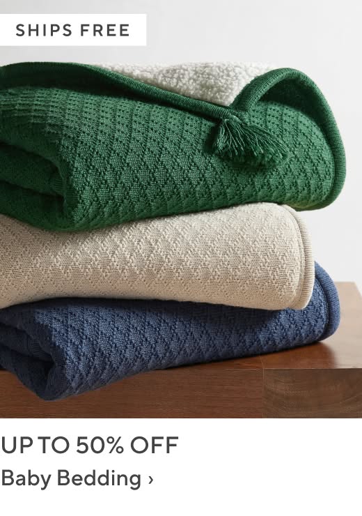 Up to 50% off Baby Bedding