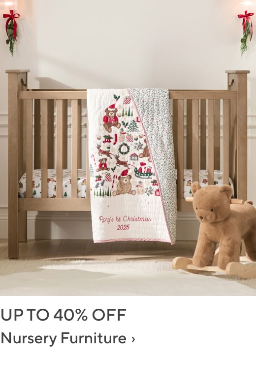Up to 40% off Nursery Furniture