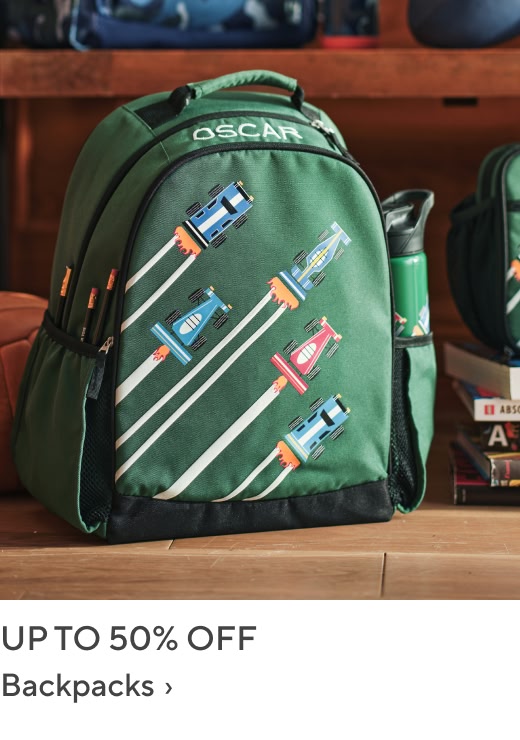 Up to 50% off Backpacks