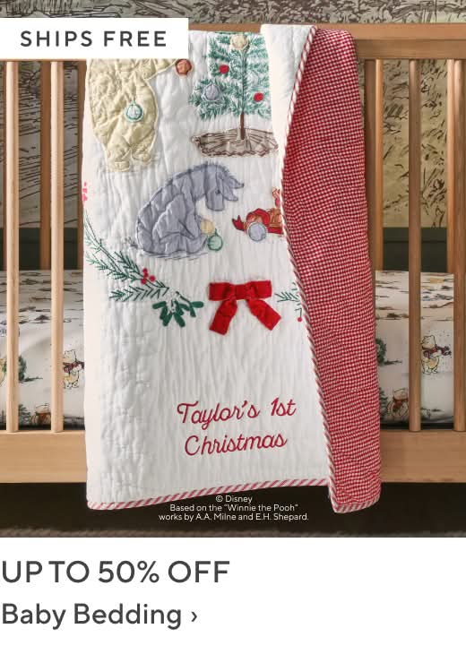 Up to 50% off Baby Bedding