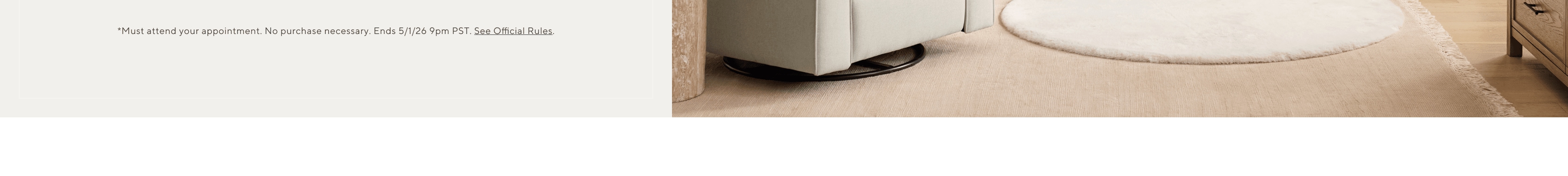 Design Crew Sweepstakes