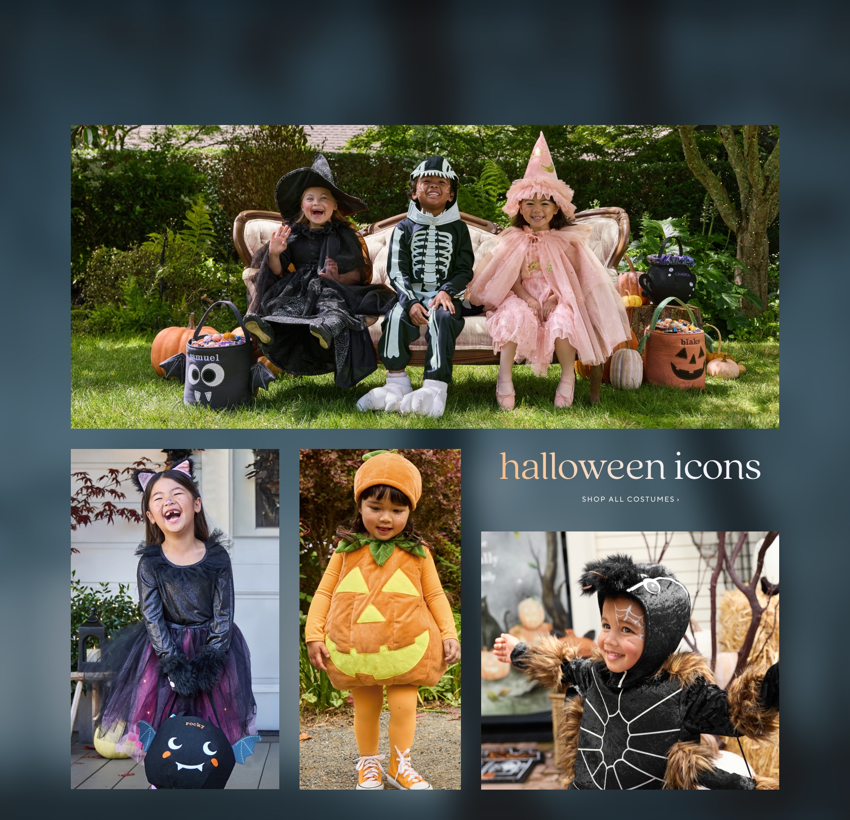 halloween icons - shop all costumes