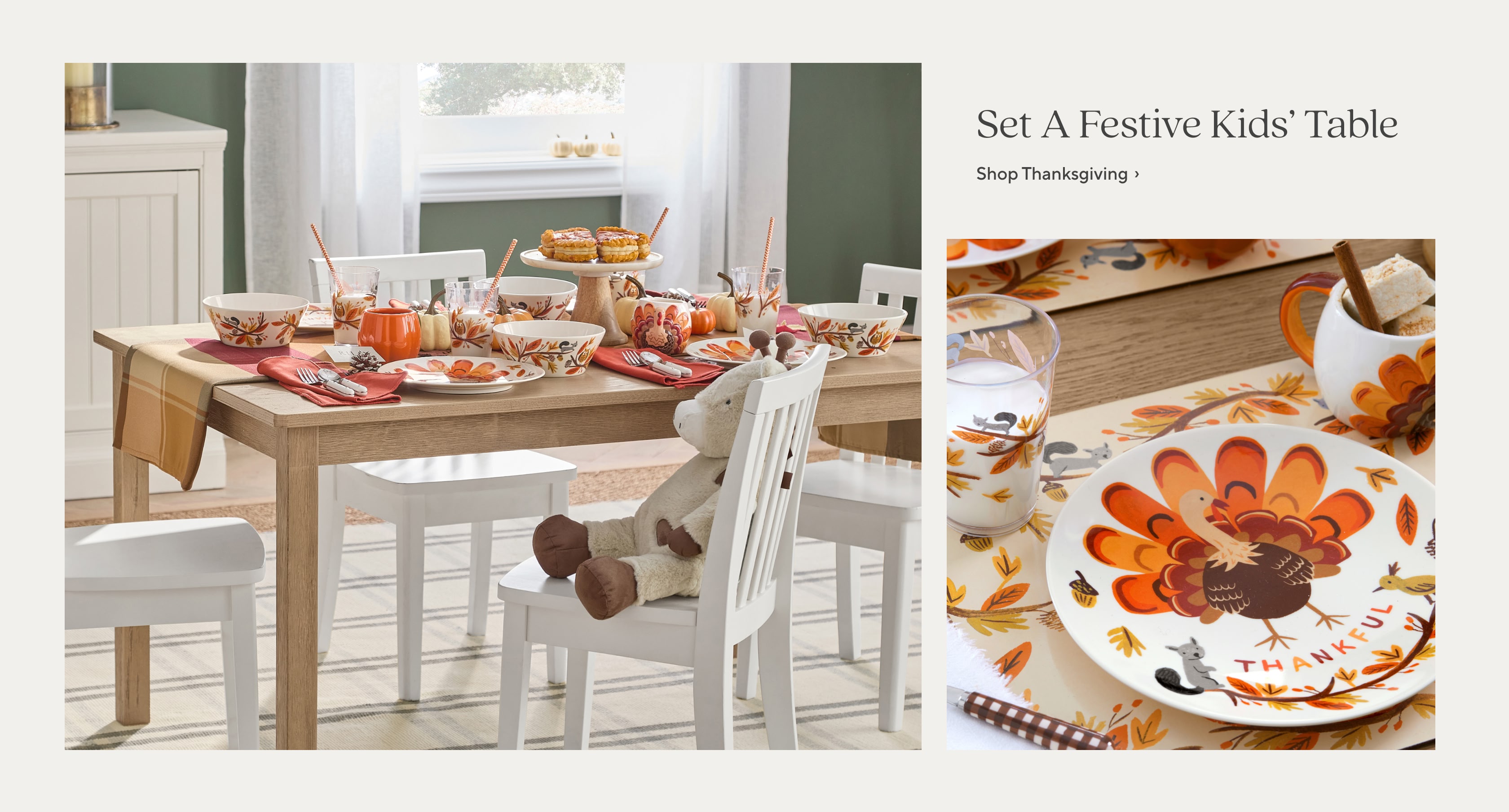 Set A Festive Kids' Table - Shop Thanksgiving