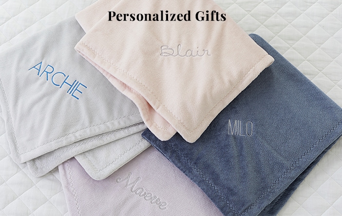 pottery barn personalized gifts