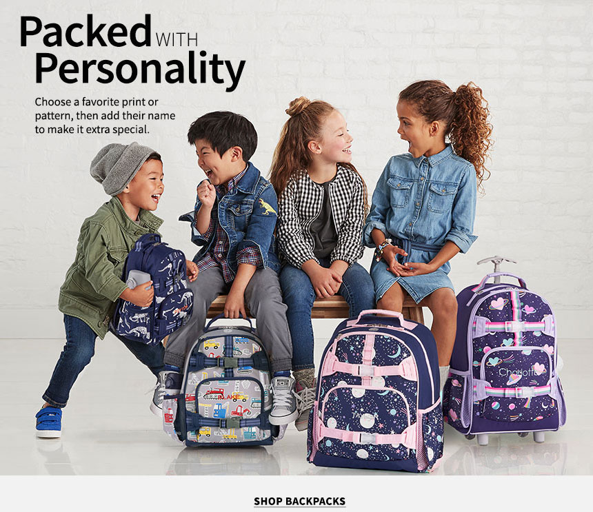 Pottery barn kids back pack sale