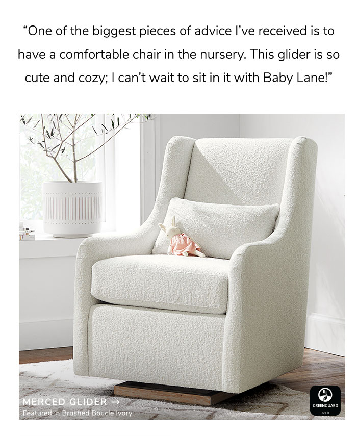 Pottery barn merced deals glider