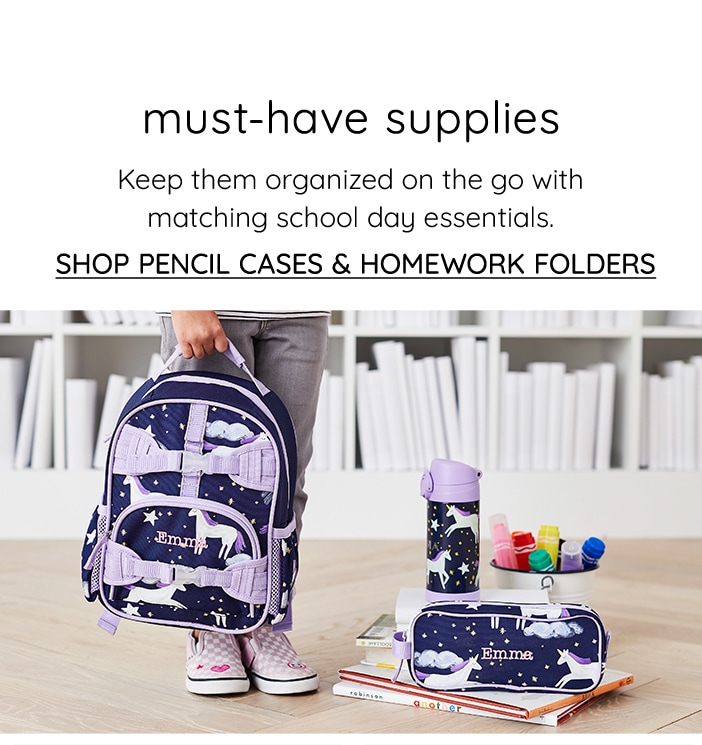 Shop Pencil Cases & Homework Holders
