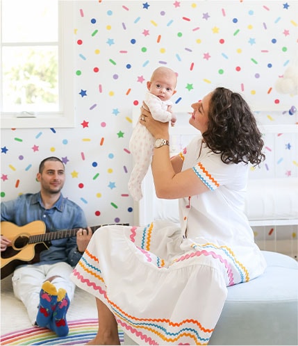 Inside Amirah's Rainbow Nursery