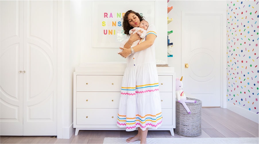 Inside Amirah's Rainbow Nursery