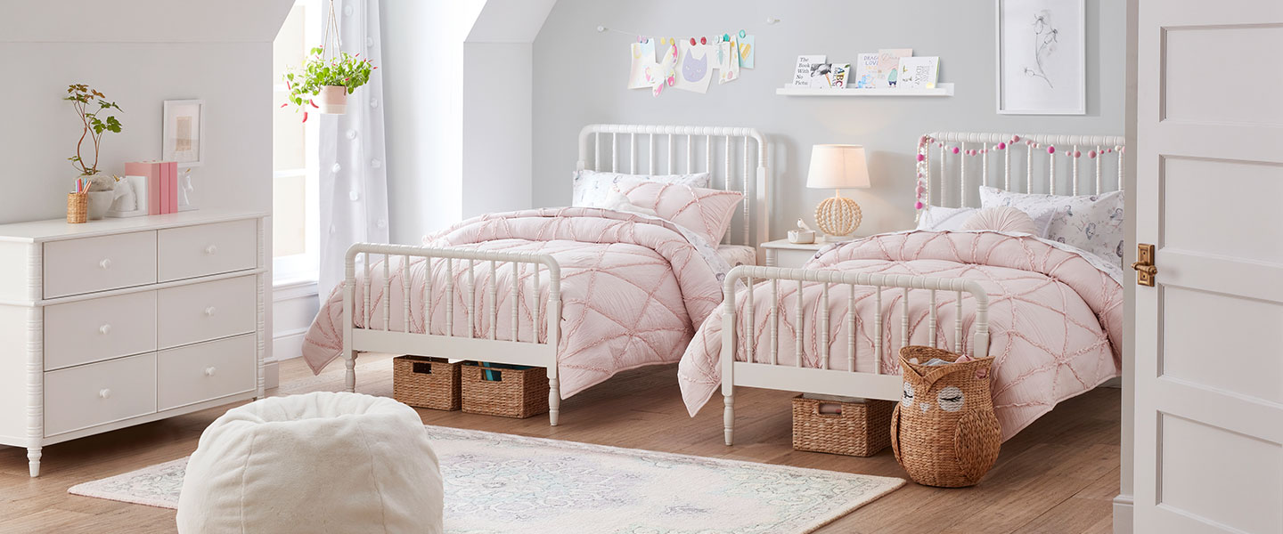 Ruffle Love Bedroom | Pottery Barn Kids