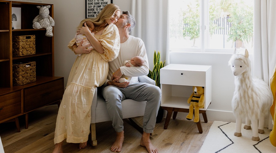 Lauren and Arie Luyendyk’s Neutral Nursery for Two