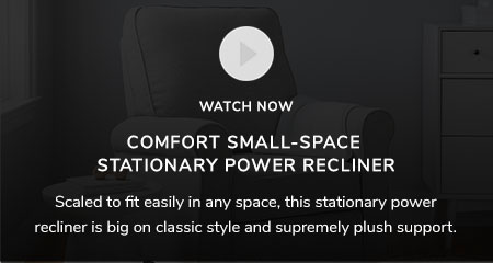 Comfort Small-Space Stationary Power Recliner