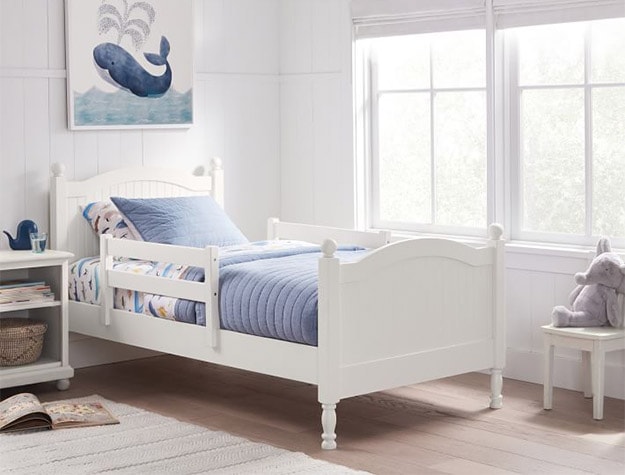 White twin sized Catalina Bed.