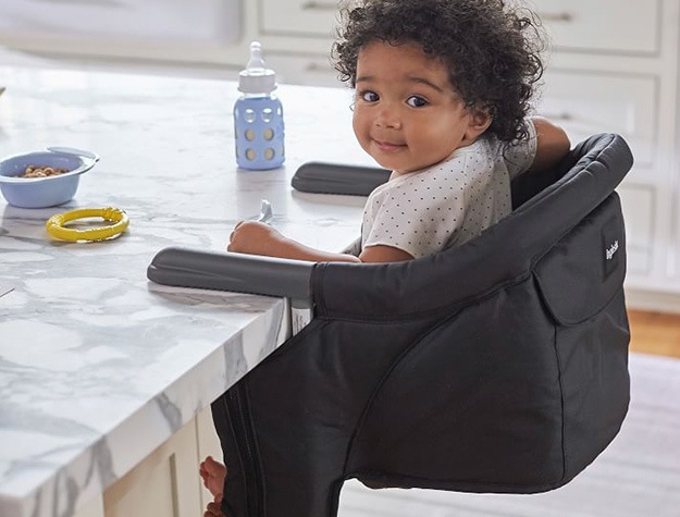 counter attached high chair