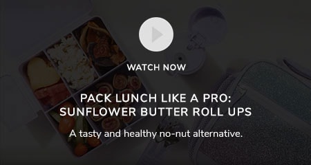 Pack Lunch Like A Pro: Sunflower Butter Roll Ups