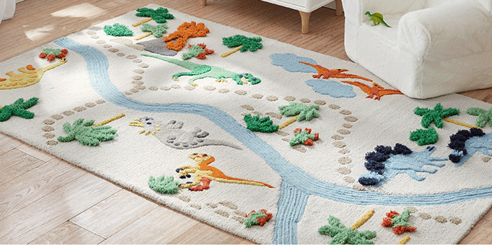 Wall Hanging Animal Carpet Kids Bath Mat handmade Modern carpet Baby Play Rug 