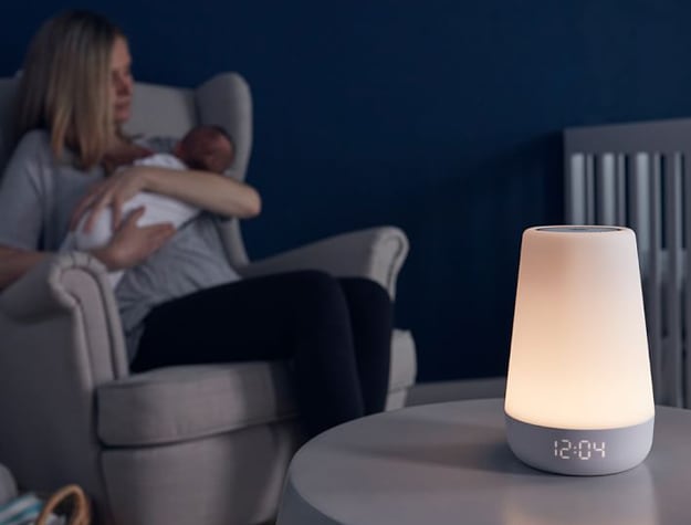 Hatch Rest+ Baby Sound Machine Nightlight Time to Rise Plus Audio Monitor and Sleep Trainer