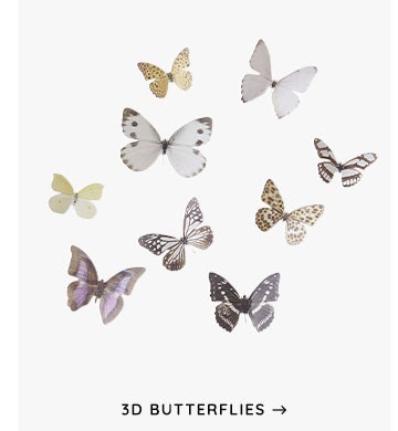 3D Butterflies