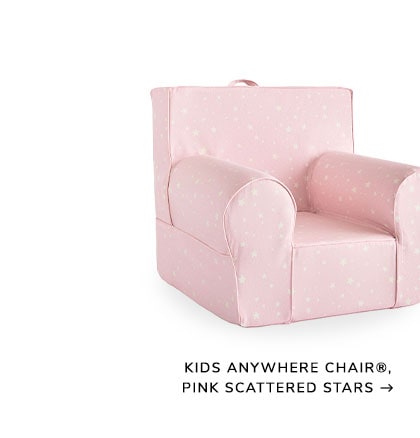 Kids Anywhere Chair® Pink Scattered Stairs