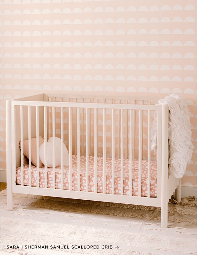 Sarah Sherman Samuel Scalloped Changing Table