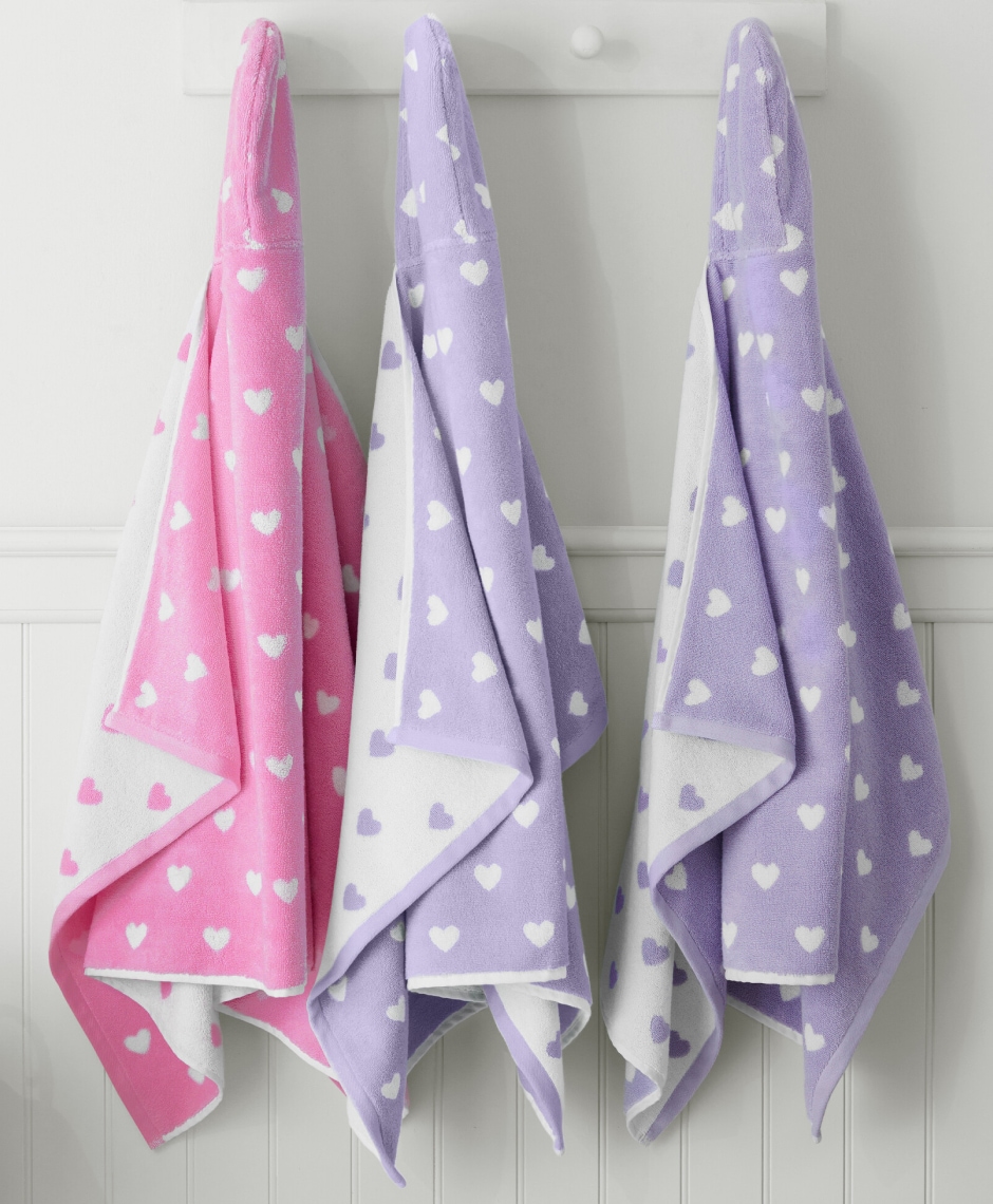 Heart Kid Hooded Towels