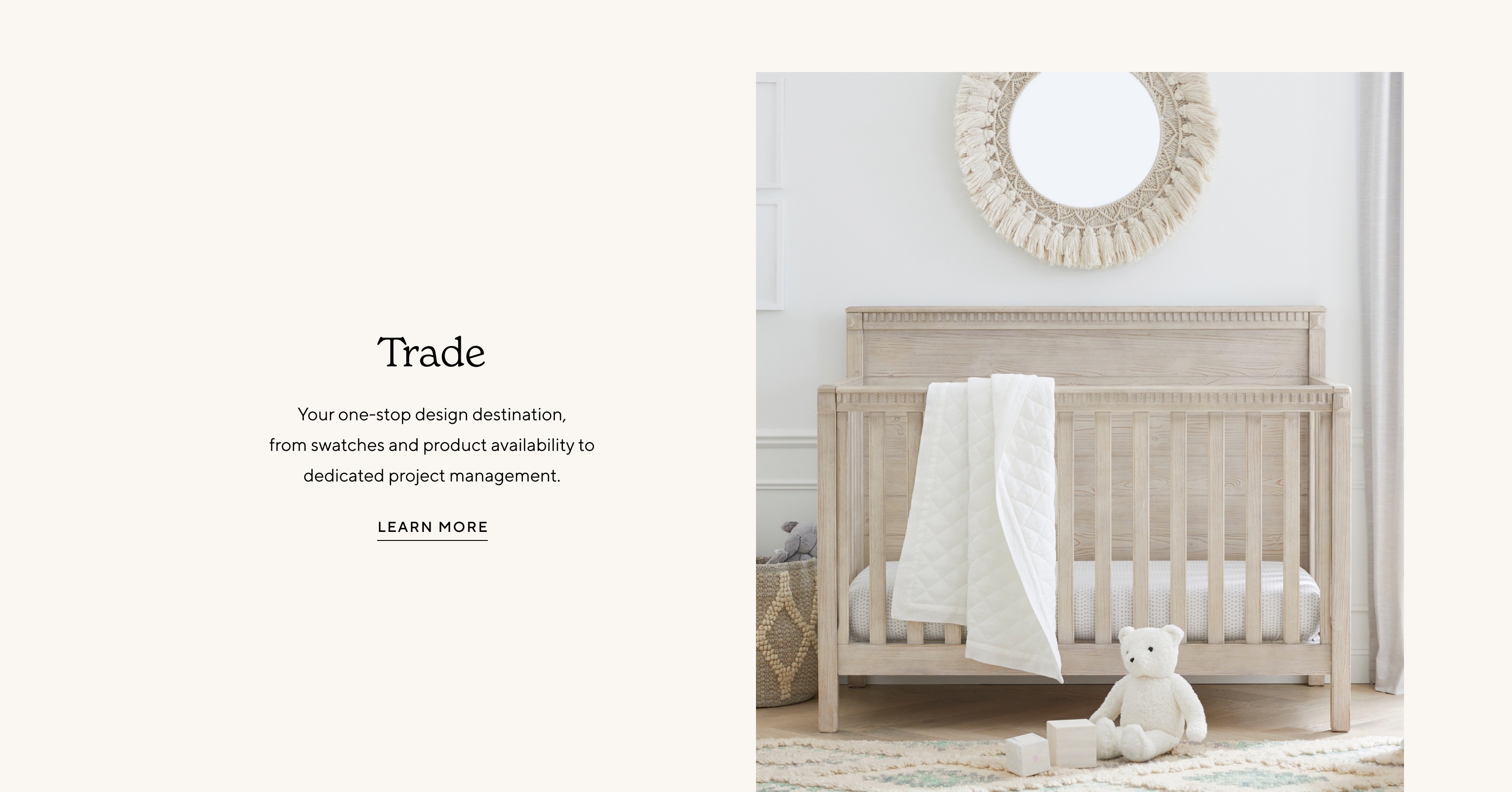 Business to Business Pottery Barn Kids