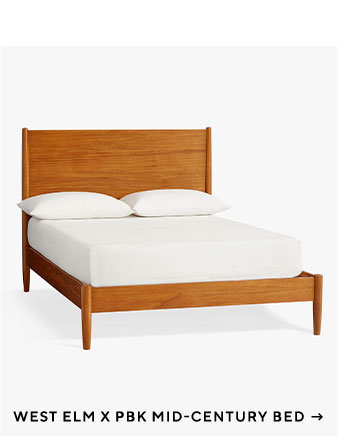 West Elm x PBK Mid-Century Bed