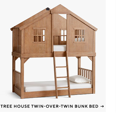 Tree House Twin-Over-Twin Bunk Bed