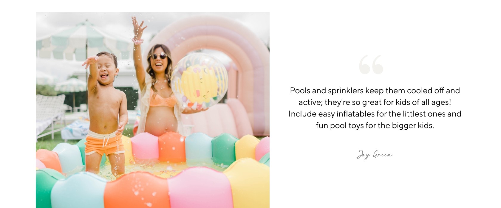 Rainbow Sun Inflatable Pool