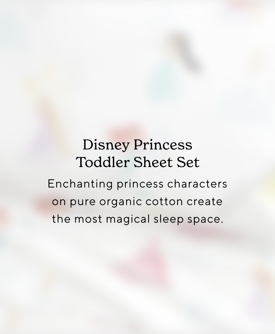 Disney Princess Toddler Sheet Set