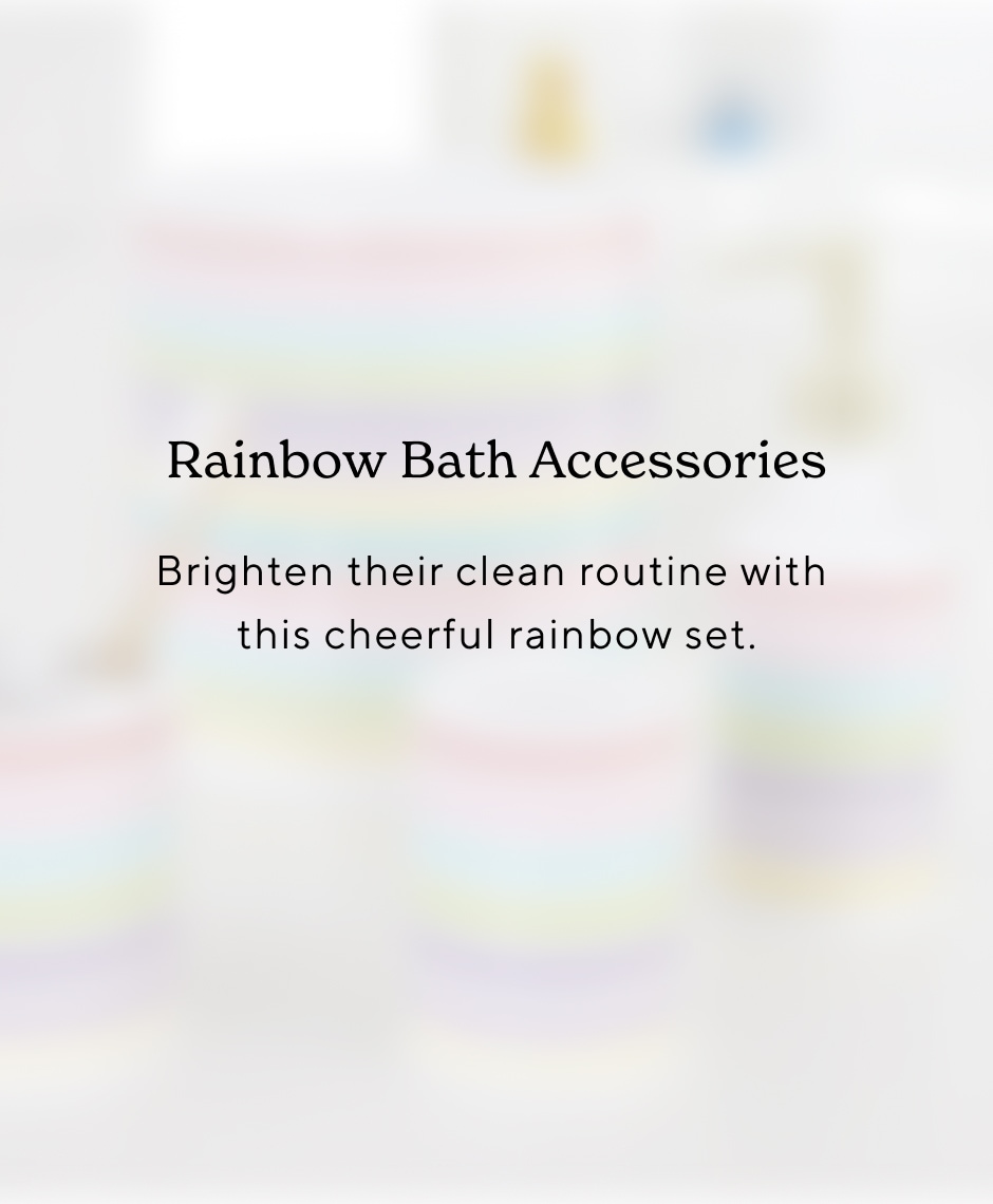 Rainbow Bath Accessories