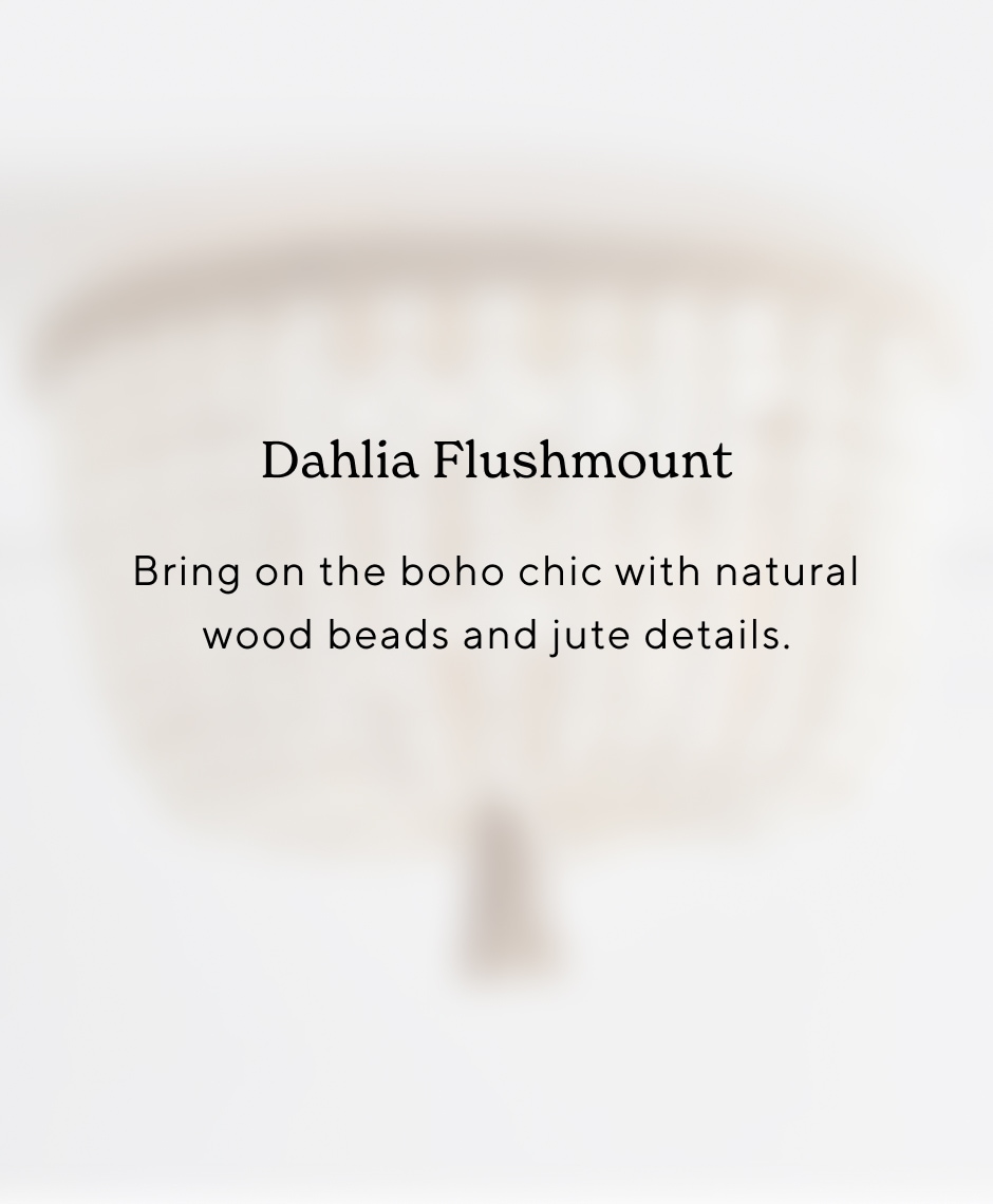 Dahlia Flushmount