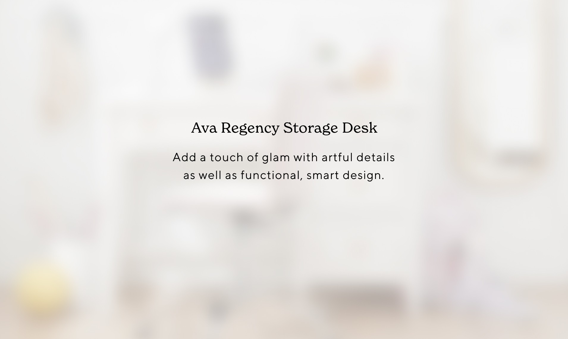 Ava Regency Storage Desk