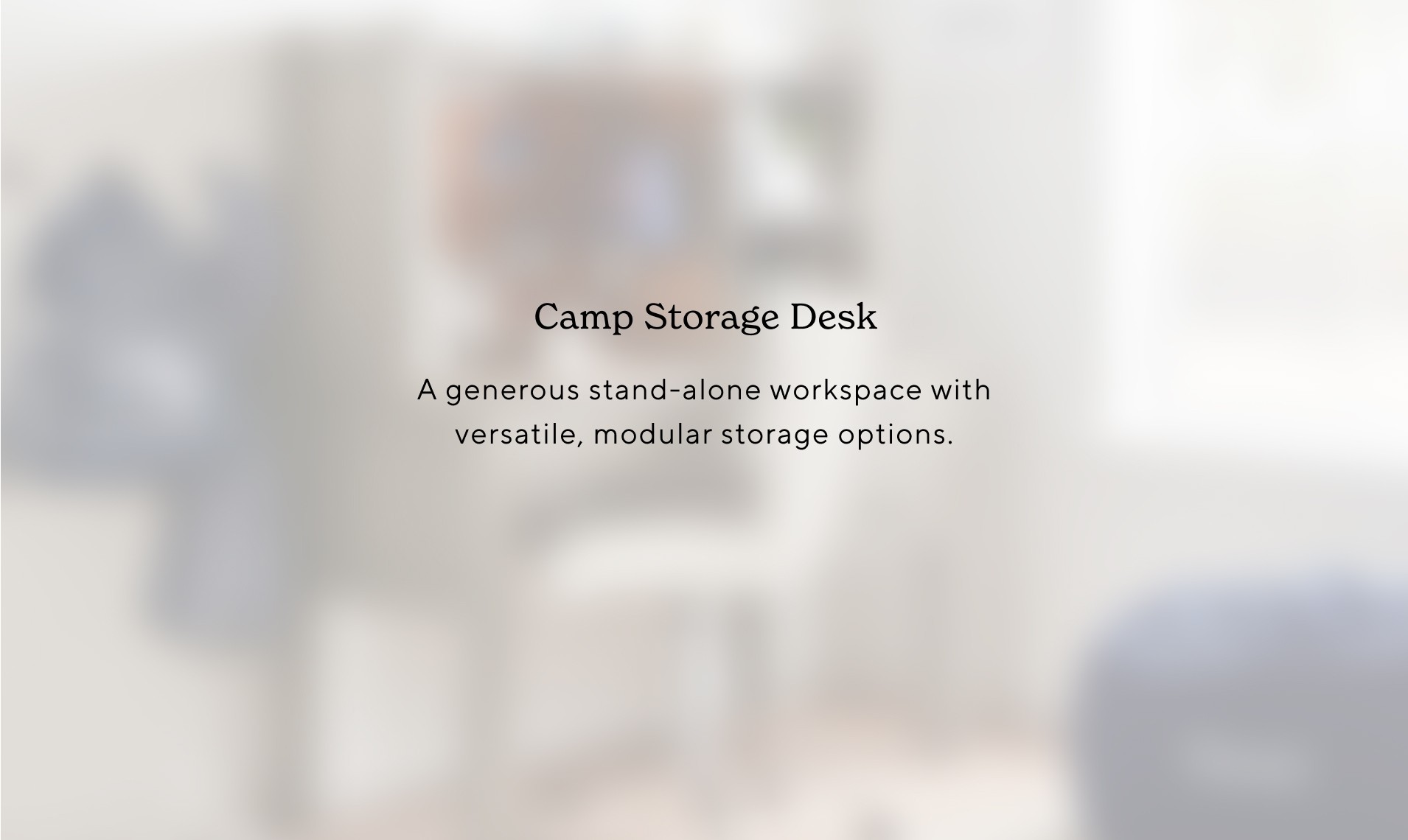 Camp Storage Desk