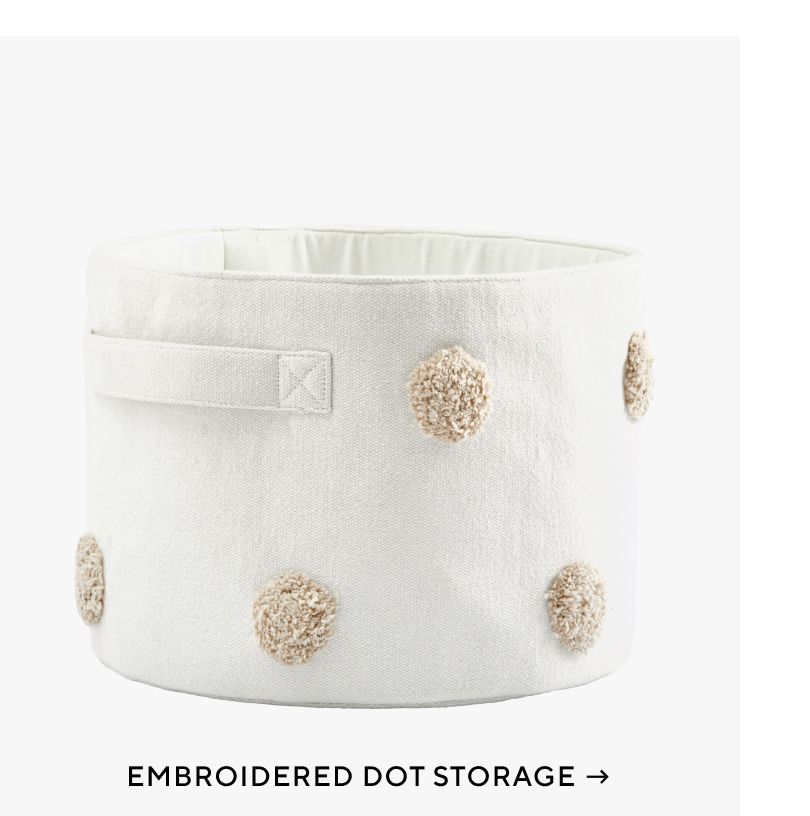 Embroidered Dot Storage