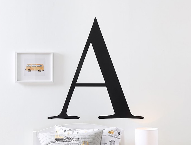 black letter wall decals