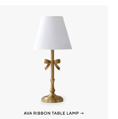 Ava Ribbon Table Lamp