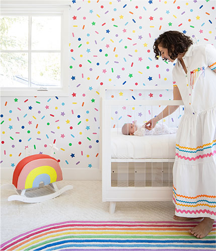 Inside Amirah's Rainbow Nursery