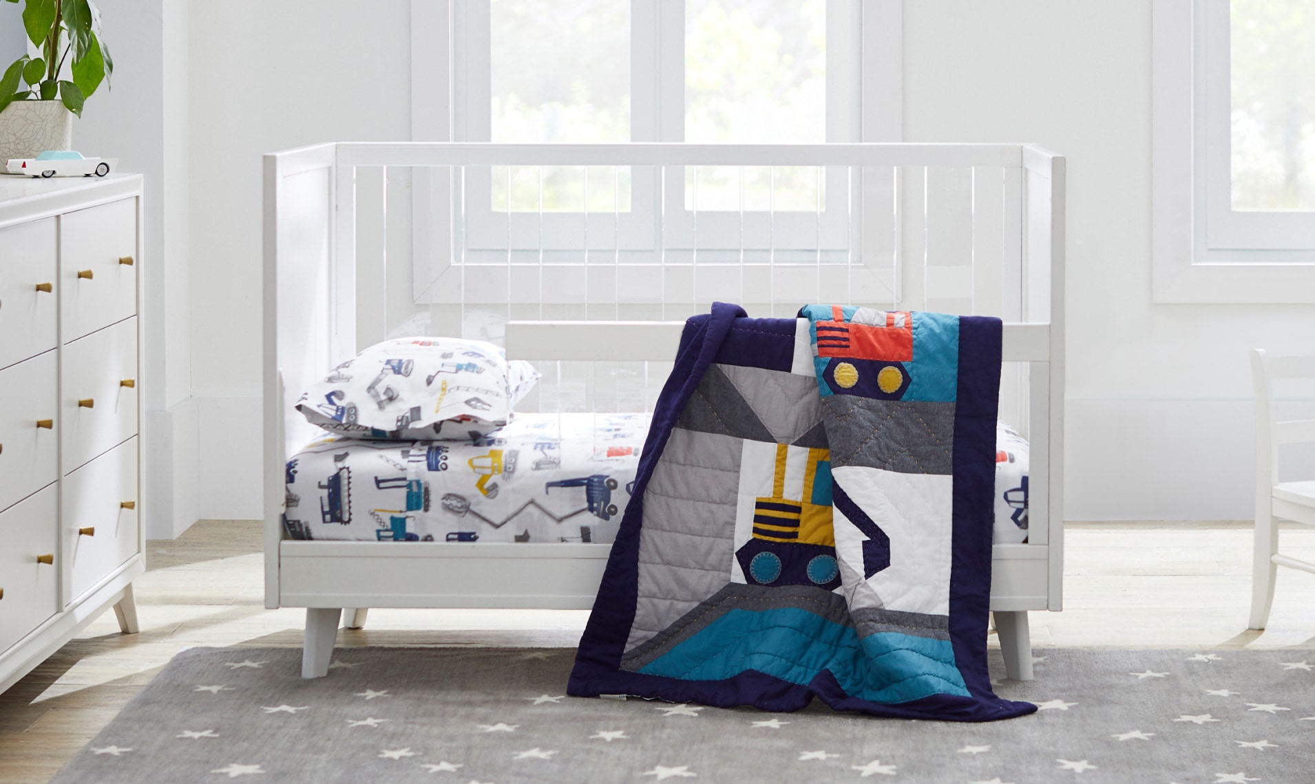 Jax Construction Toddler Bedding