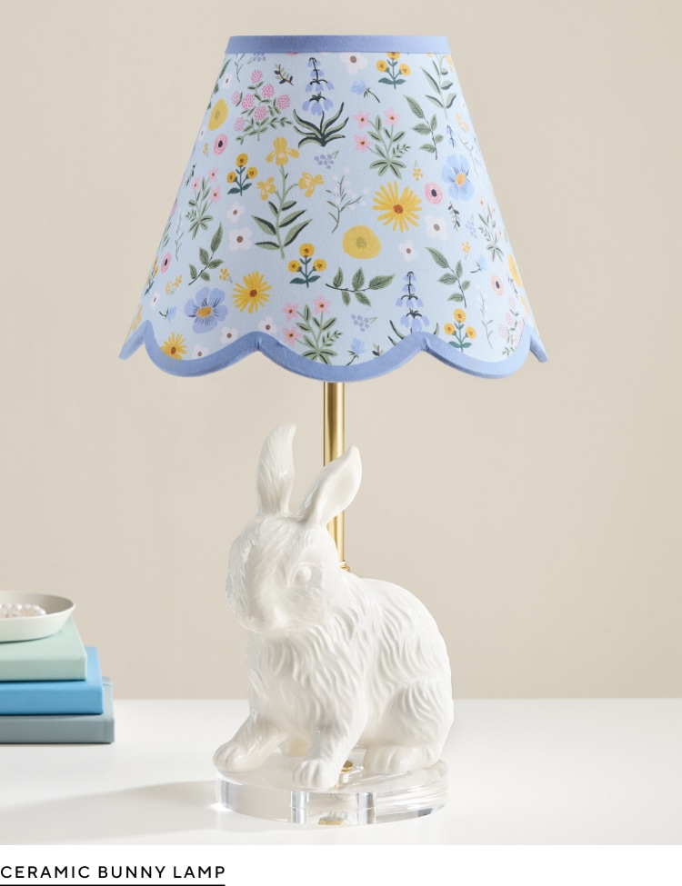 Ceramic Bunny Lamp