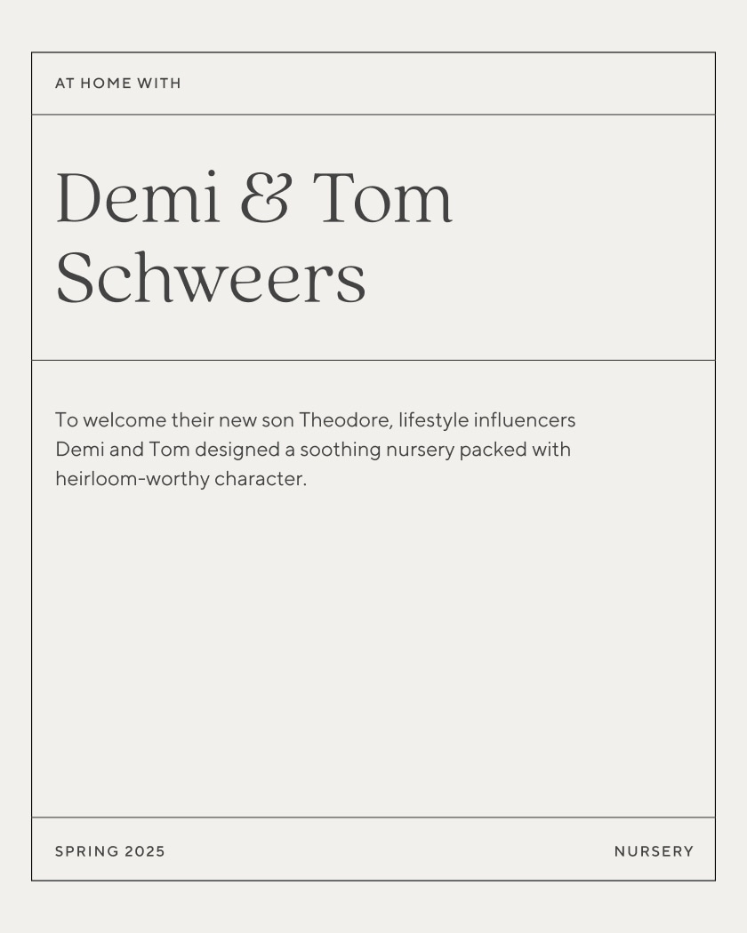 At Home With Demi & Tom Schweers test