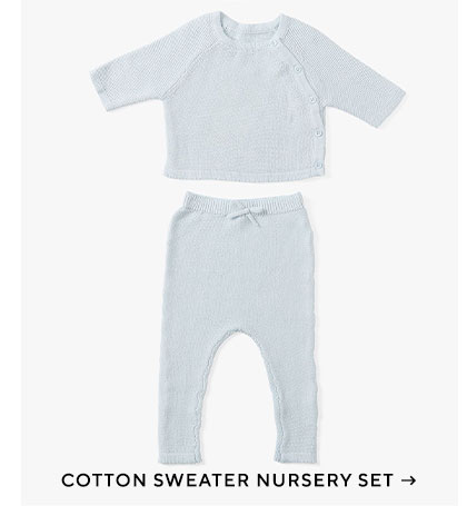 Cotton Sweater Nursery Set