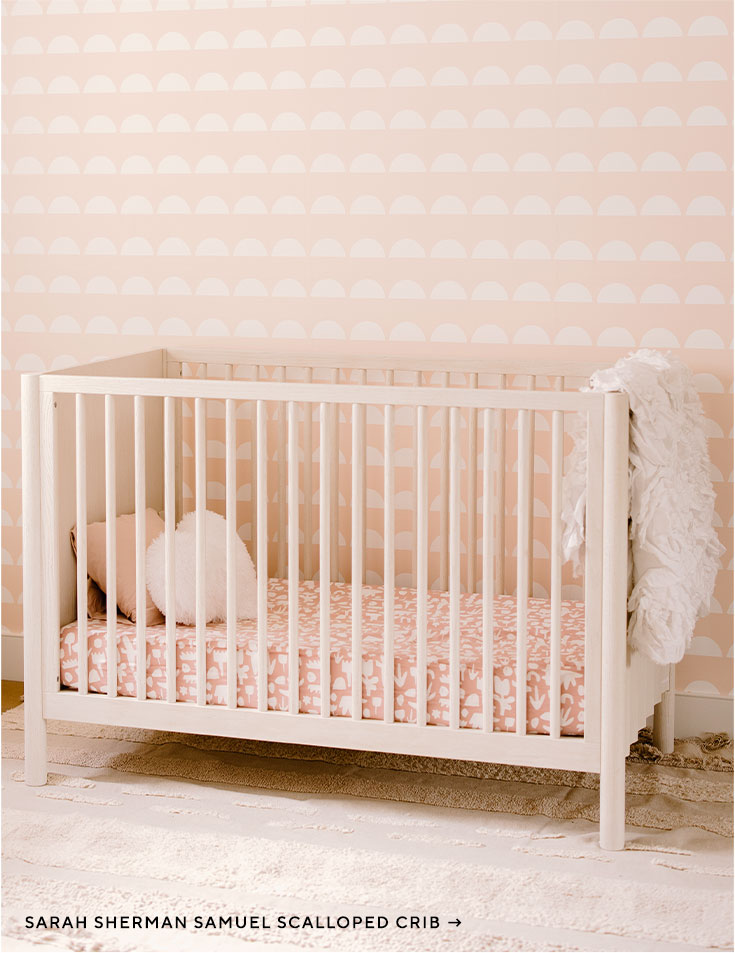 Sarah Sherman Samuel Scalloped Changing Table