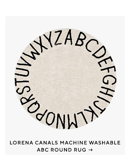 Lorena Canals Machine Washable ABC Round Rug