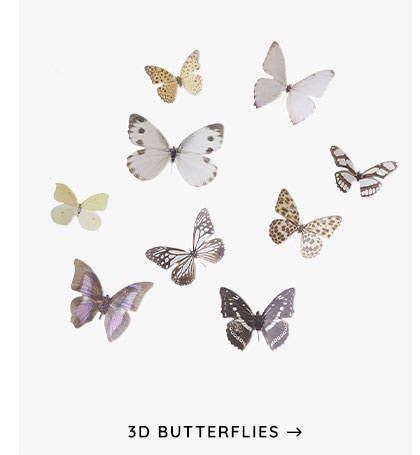 3D Butterflies