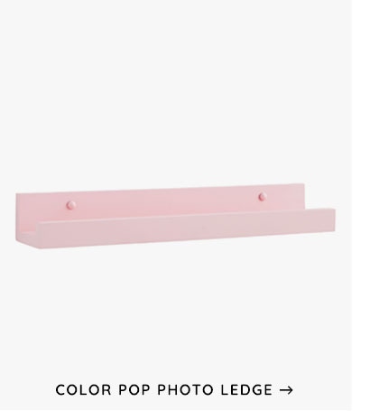 Color Pop Photo Ledge